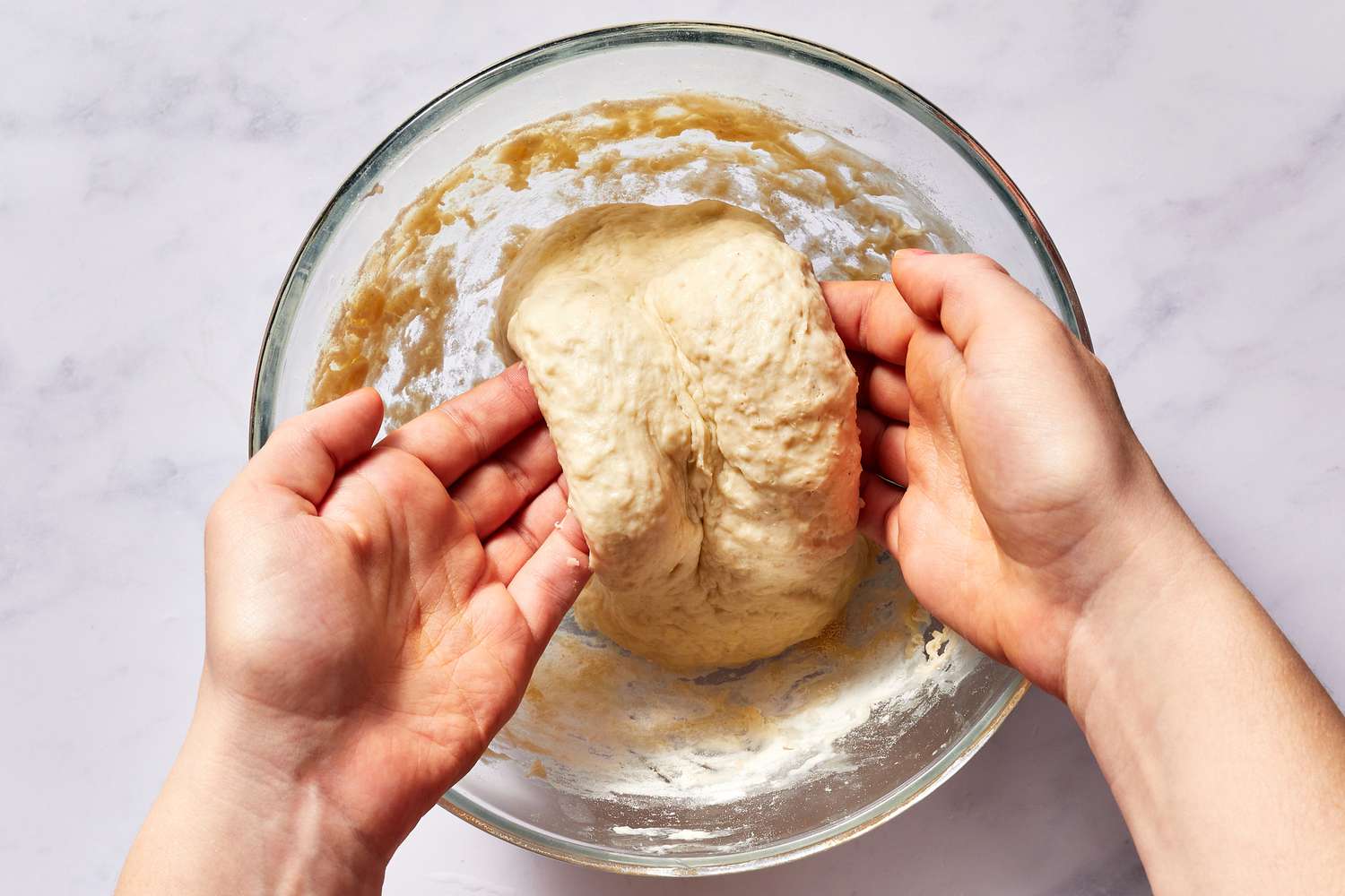Dough in a bowl