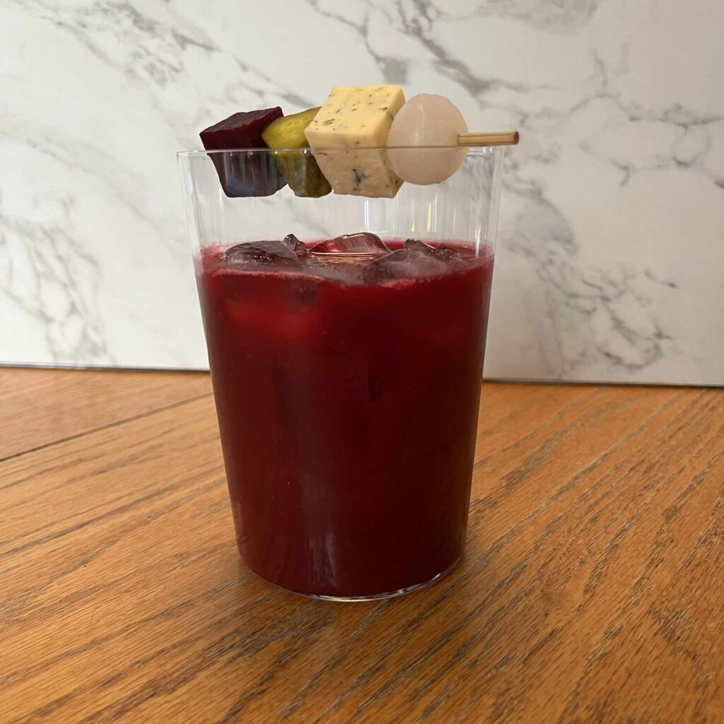 Beet and Aquavit Bloody Mary