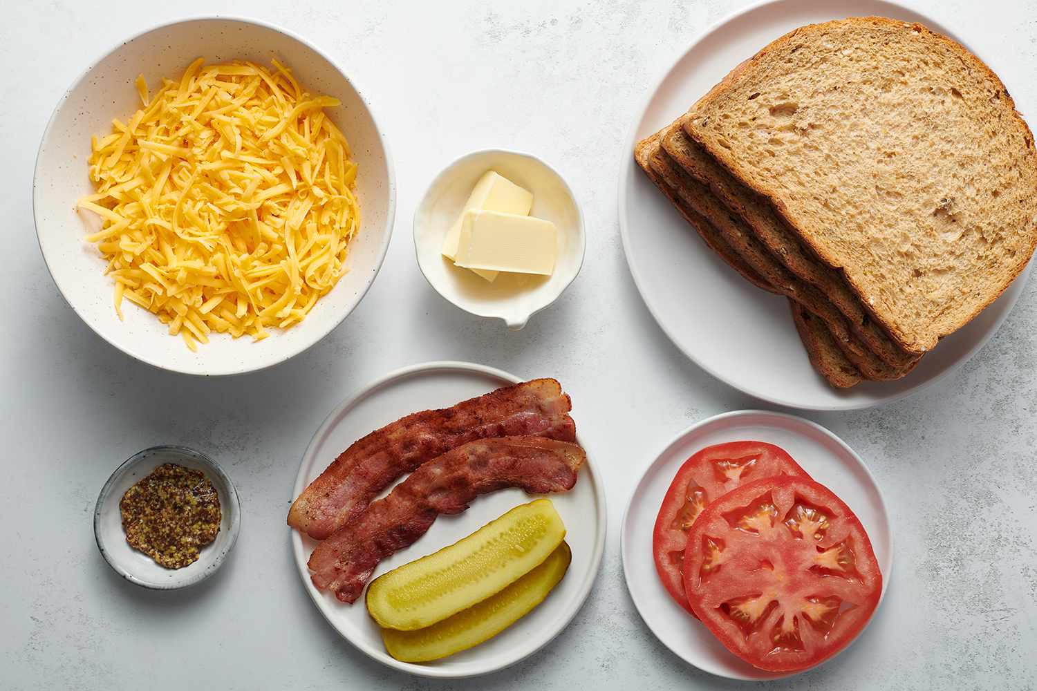 ingredients to make ultimate grill cheese