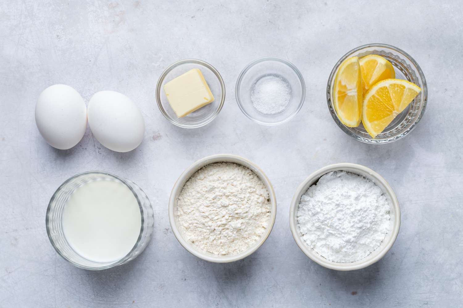Ingredients to make a Dutch baby