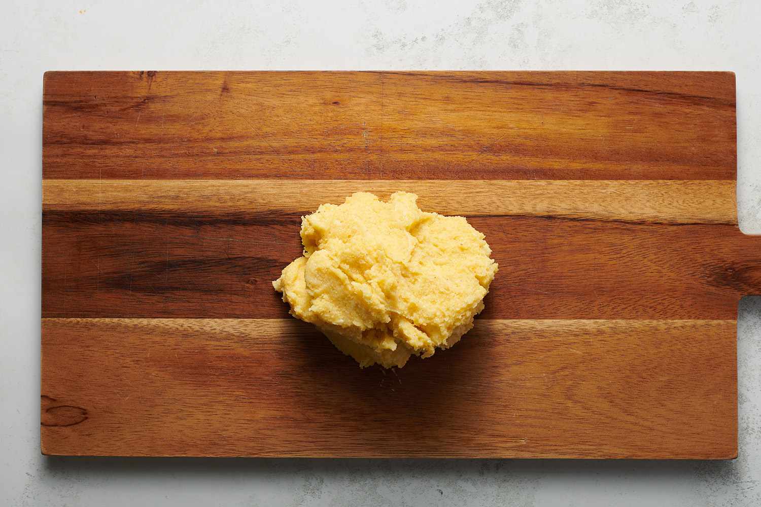 masa dough on a cutting board