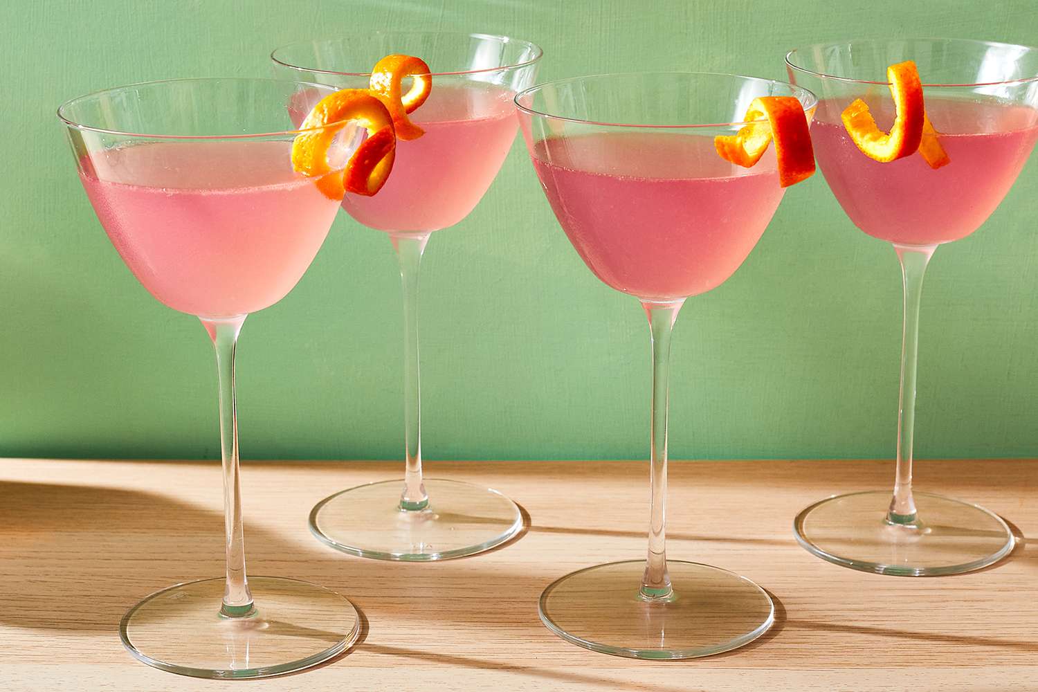 Cosmopolitan Cocktails in glasses 
