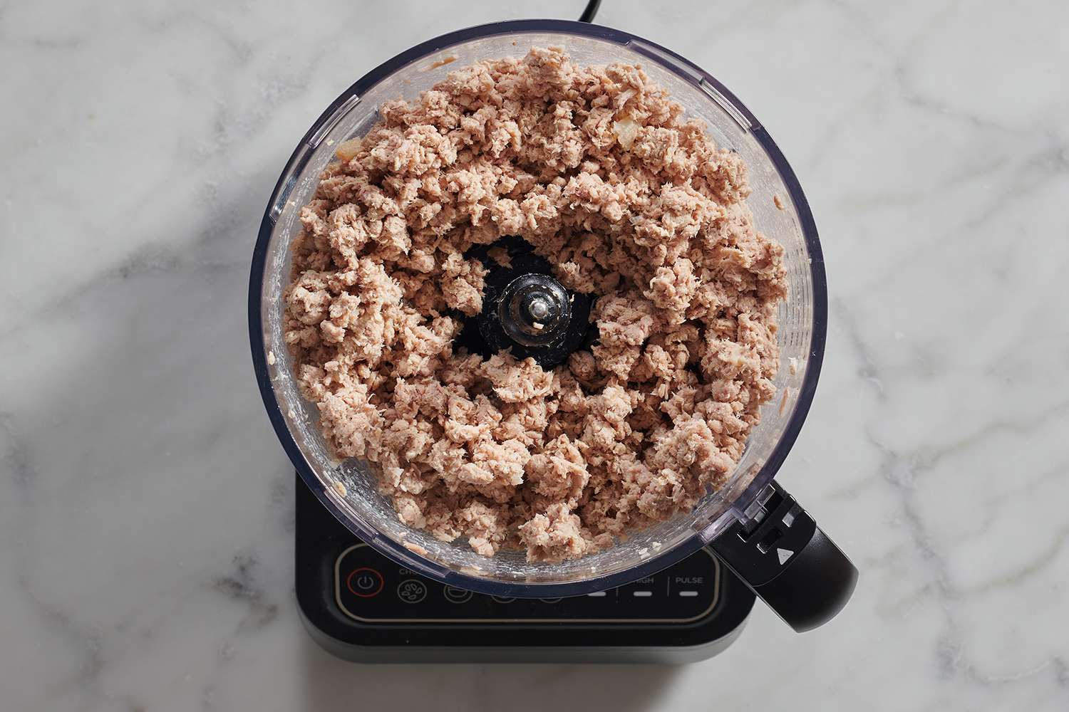 ground meat in food processor