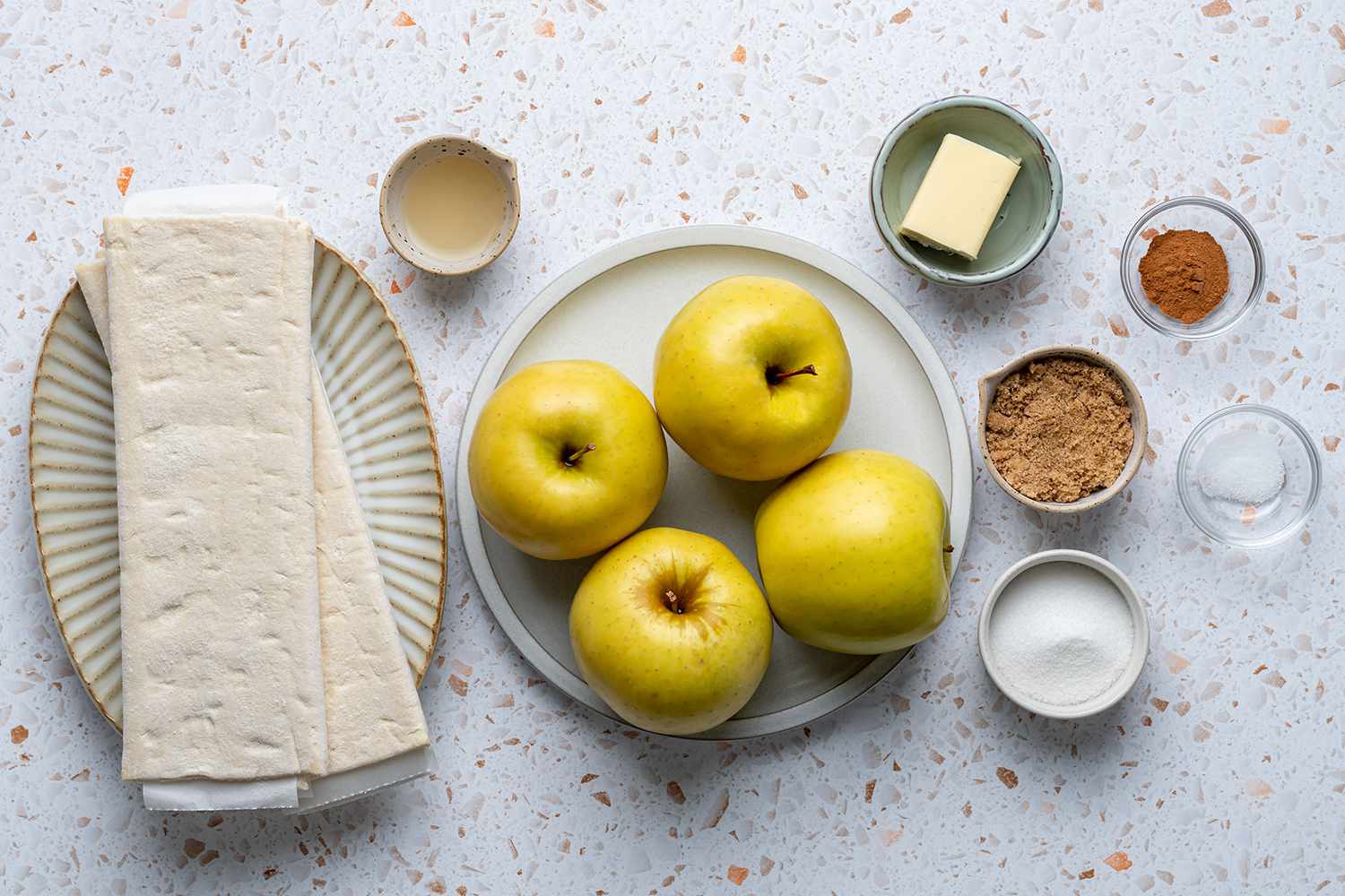 ingredients to make apple turnovers