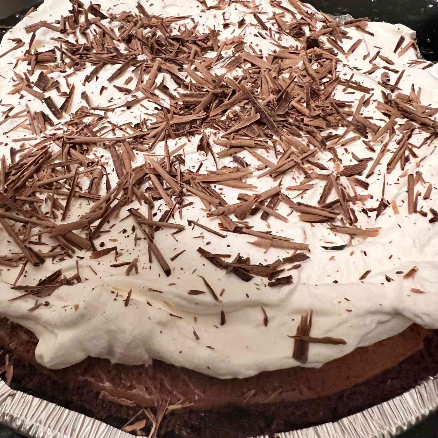 chocolate mousse pie/tester image