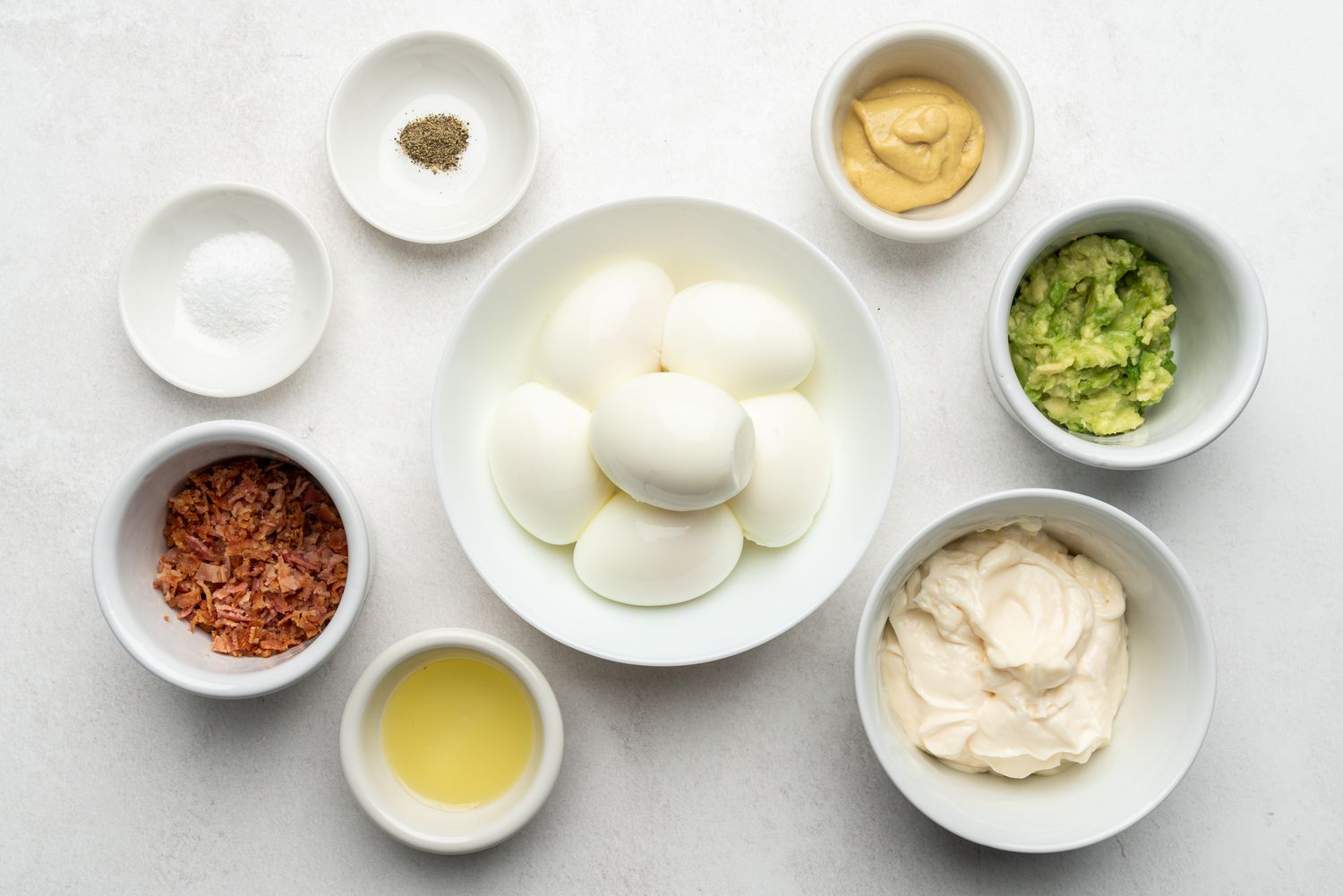 Keto Egg Salad ingredients 