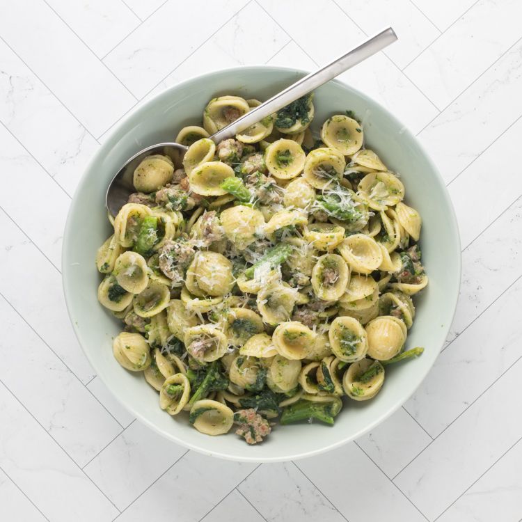 Orecchiette with Sausages and Broccoli Rabe/Tester Image