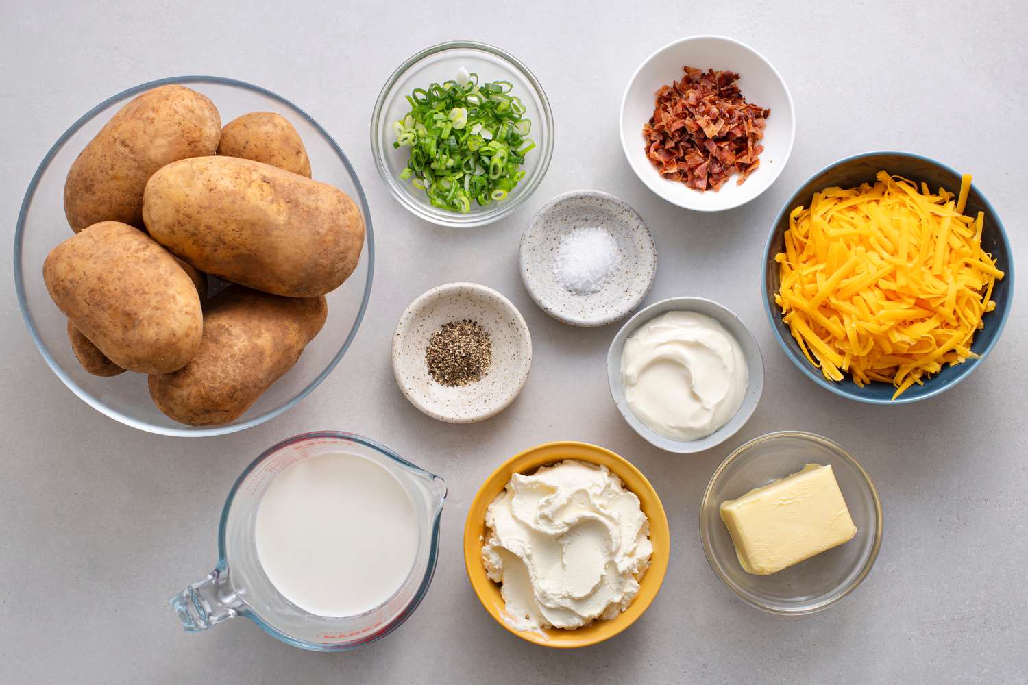 Loaded Smashed Potatoes ingredients 