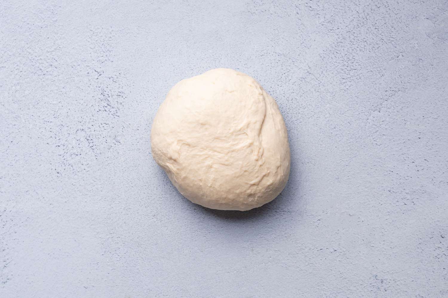 A smooth ball of kneaded dough