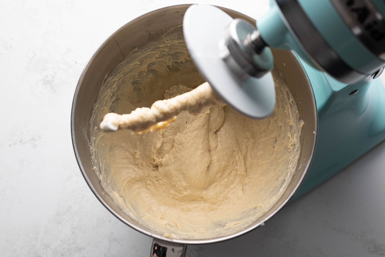 Butter added to stand mixer