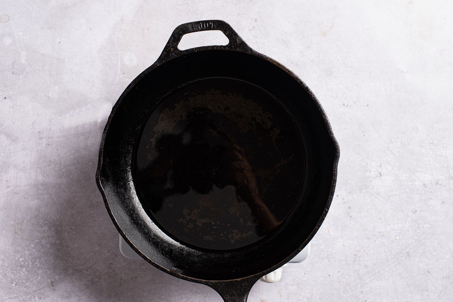 A pan with oil