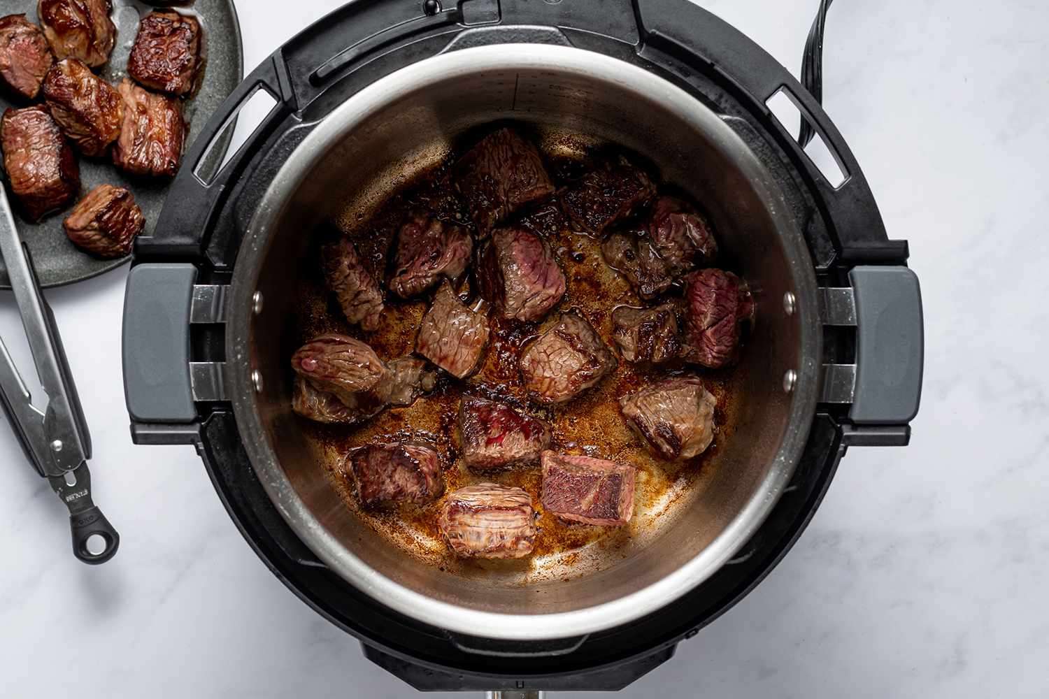 Beef searing in an Instant Pot