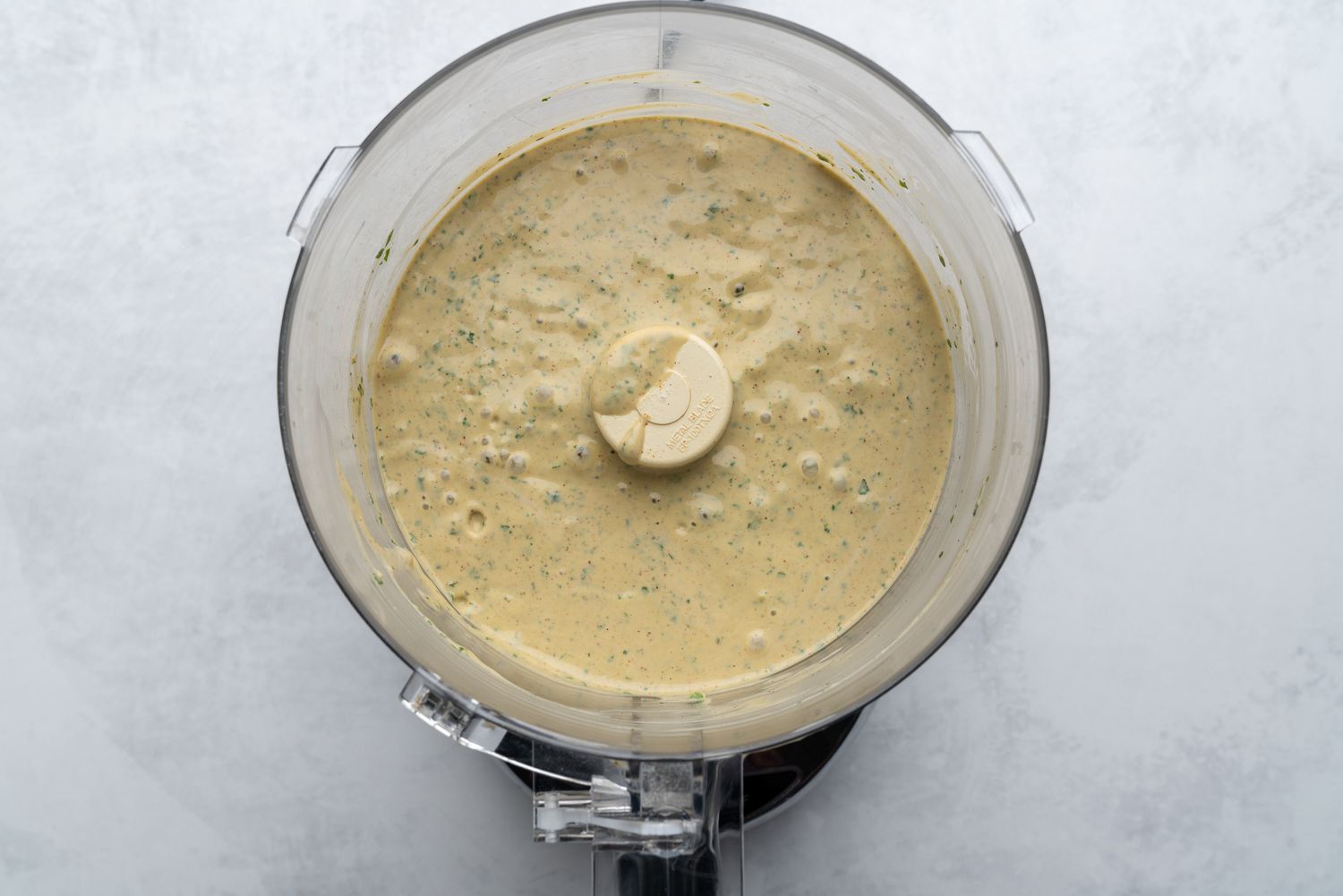 Chick-fil-a Avocado Lime Ranch Dressing in a food processor