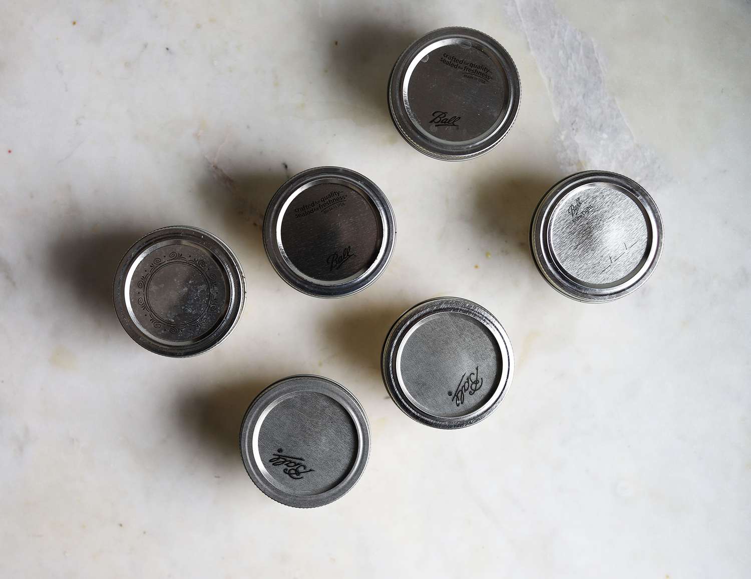 jars with lids closed