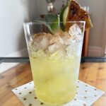 Grilled Pineapple Chartreuse Swizzle