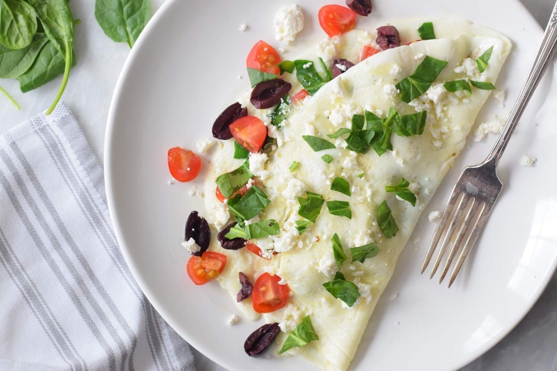 Egg White Greek Omelet