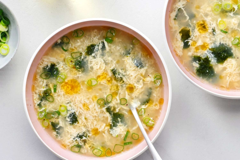 Seaweed Egg Drop Soup