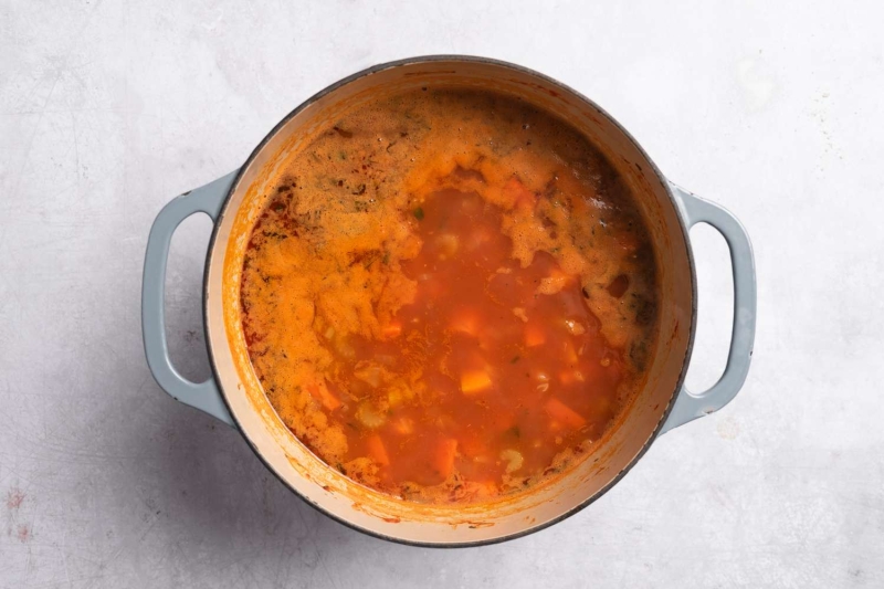 Vegan Veggie Tortellini Soup