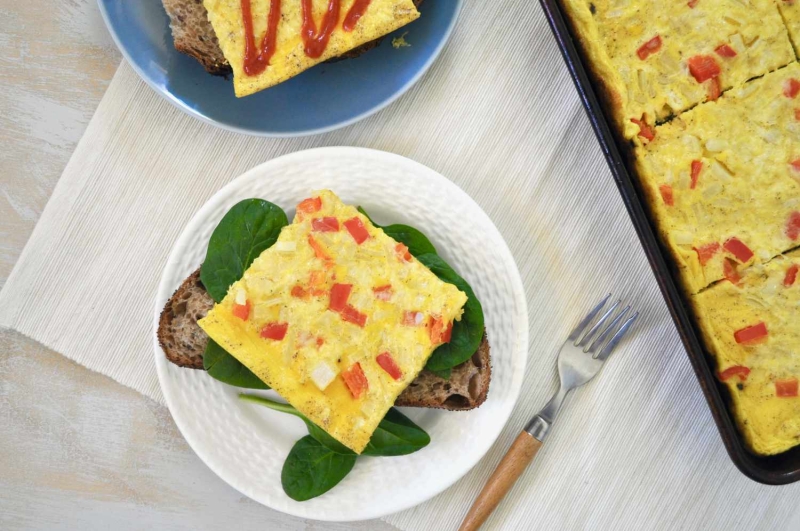 Sheet Pan Omelette