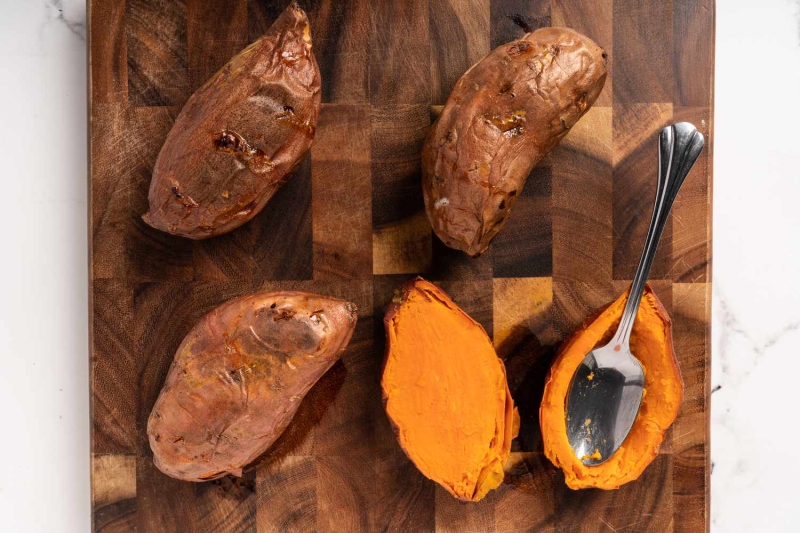 Italian Sausage Stuffed Sweet Potatoes