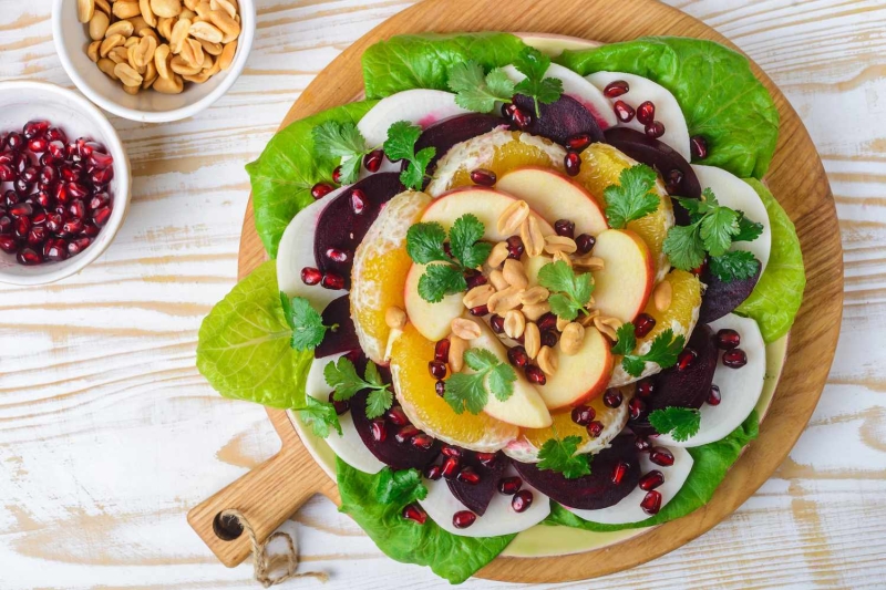 Mexican Christmas Eve Fruit Salad (Ensalada de Nochebuena)