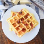 Bacon, Egg, and Cheese Waffles Recipe