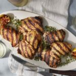 Grilled Bone-In Chicken Thighs