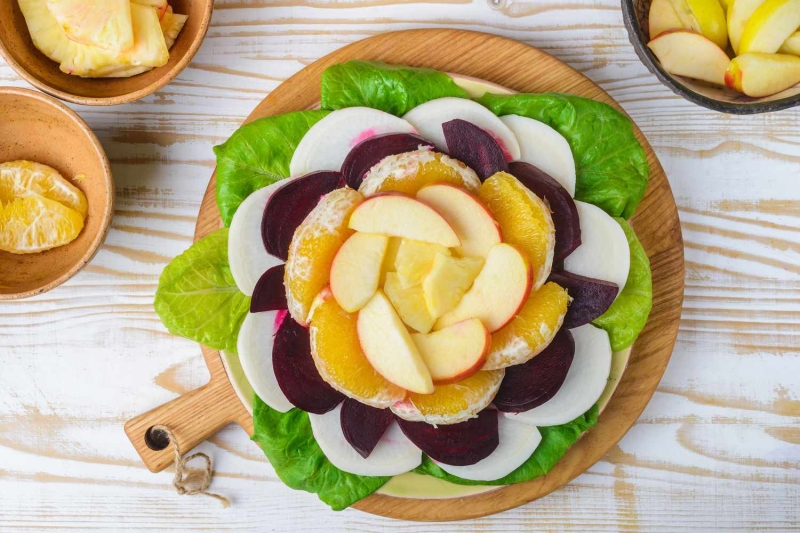 Mexican Christmas Eve Fruit Salad (Ensalada de Nochebuena)