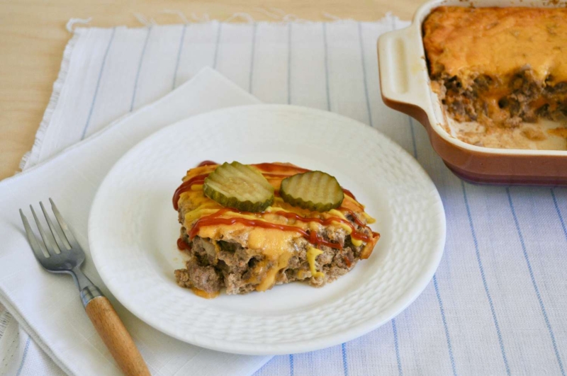 Keto Cheeseburger Casserole