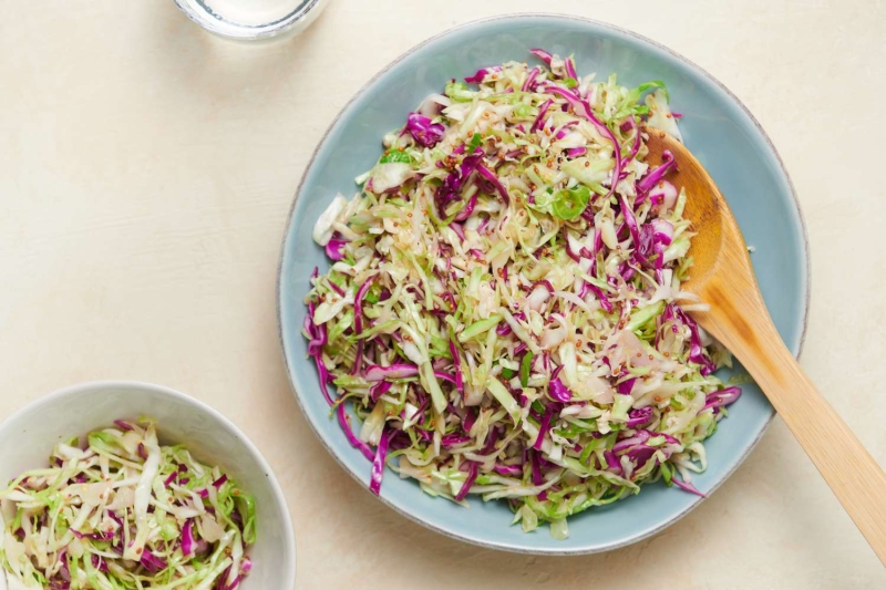 Keto Coleslaw with Apple Cider Vinegar Dressing