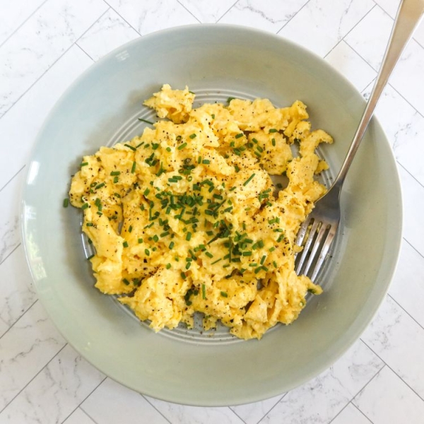 Scrambled Eggs With Cream Cheese Recipe